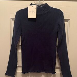 NWT Compania Fantastica mini girls blue sweater